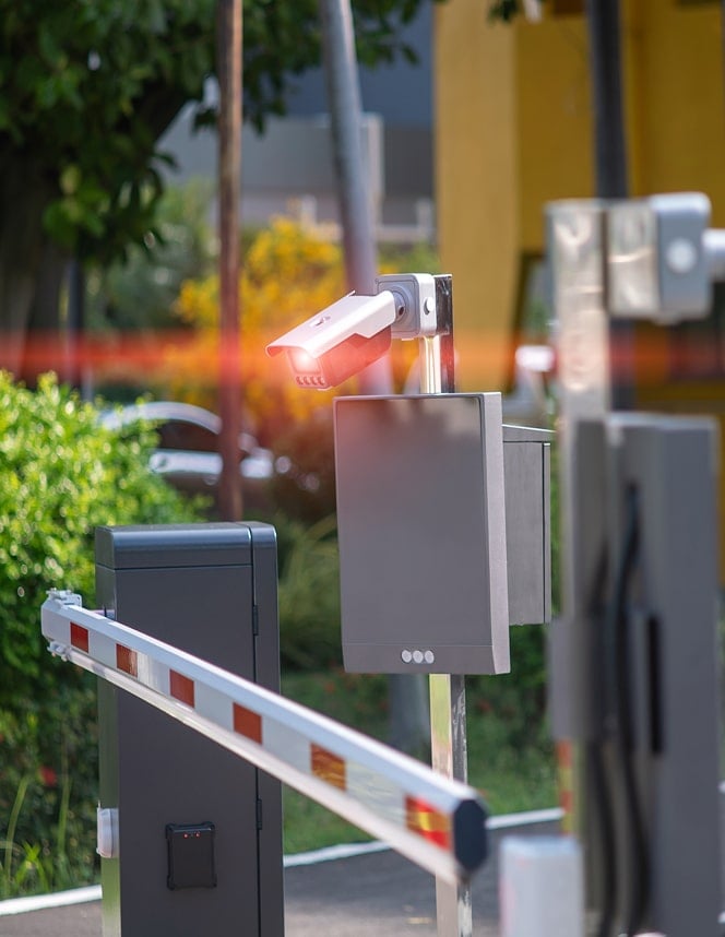 Camera Protected Arm Gate