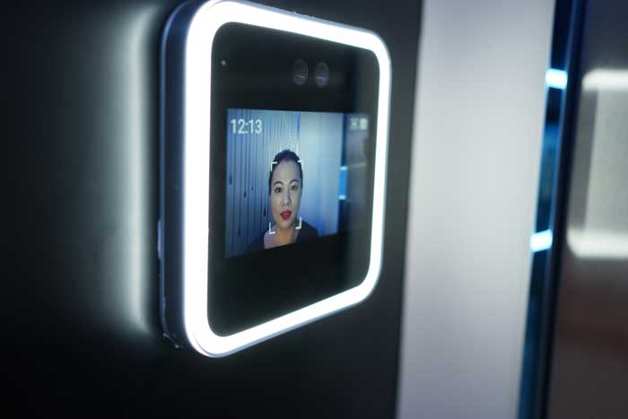 Face recognition smart entry