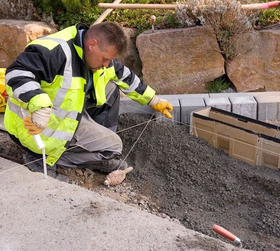 Person using a keypad entry card